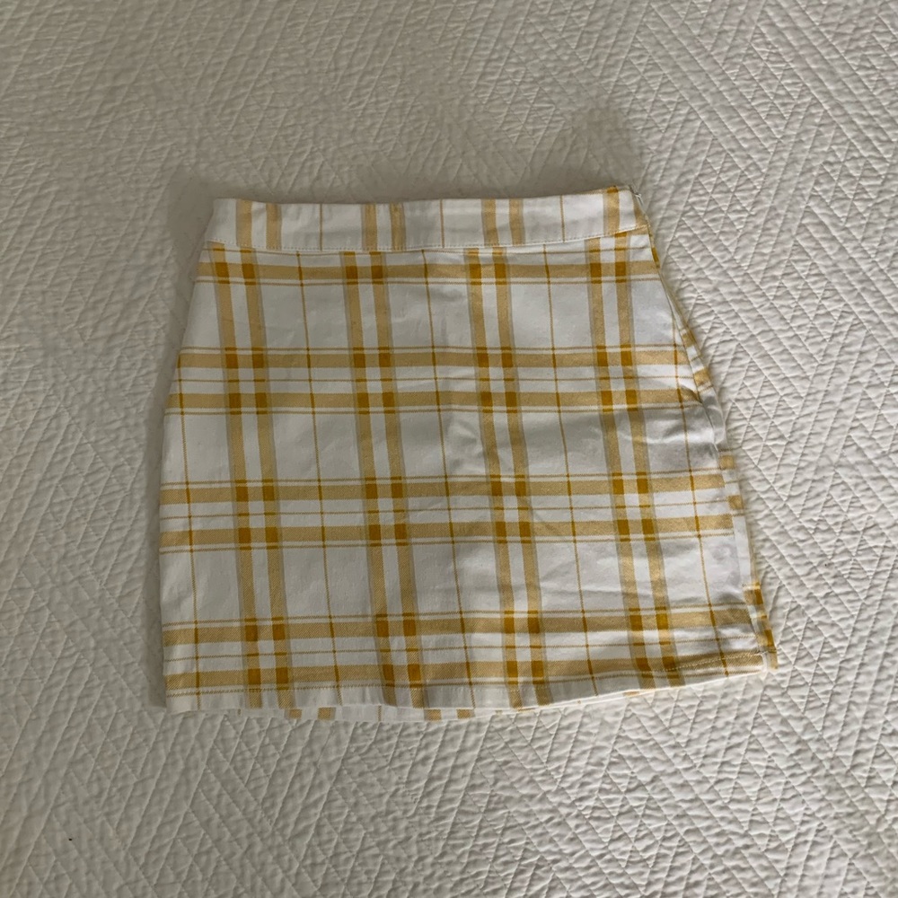 Plaid Mini Skirt
